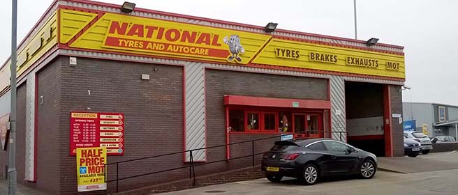 National Tyres and Autocare - Wolverhampton branch