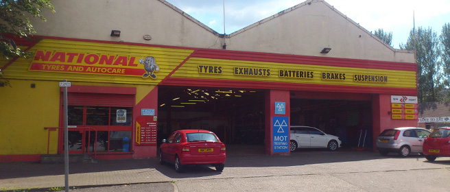 National Tyres and Autocare - Glasgow (Paisley Road West G52) branch