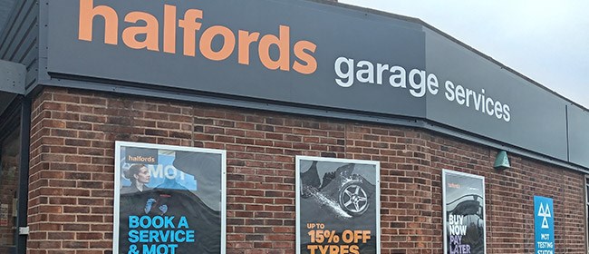 Halfords Garage Services Stockton-on-tees branch