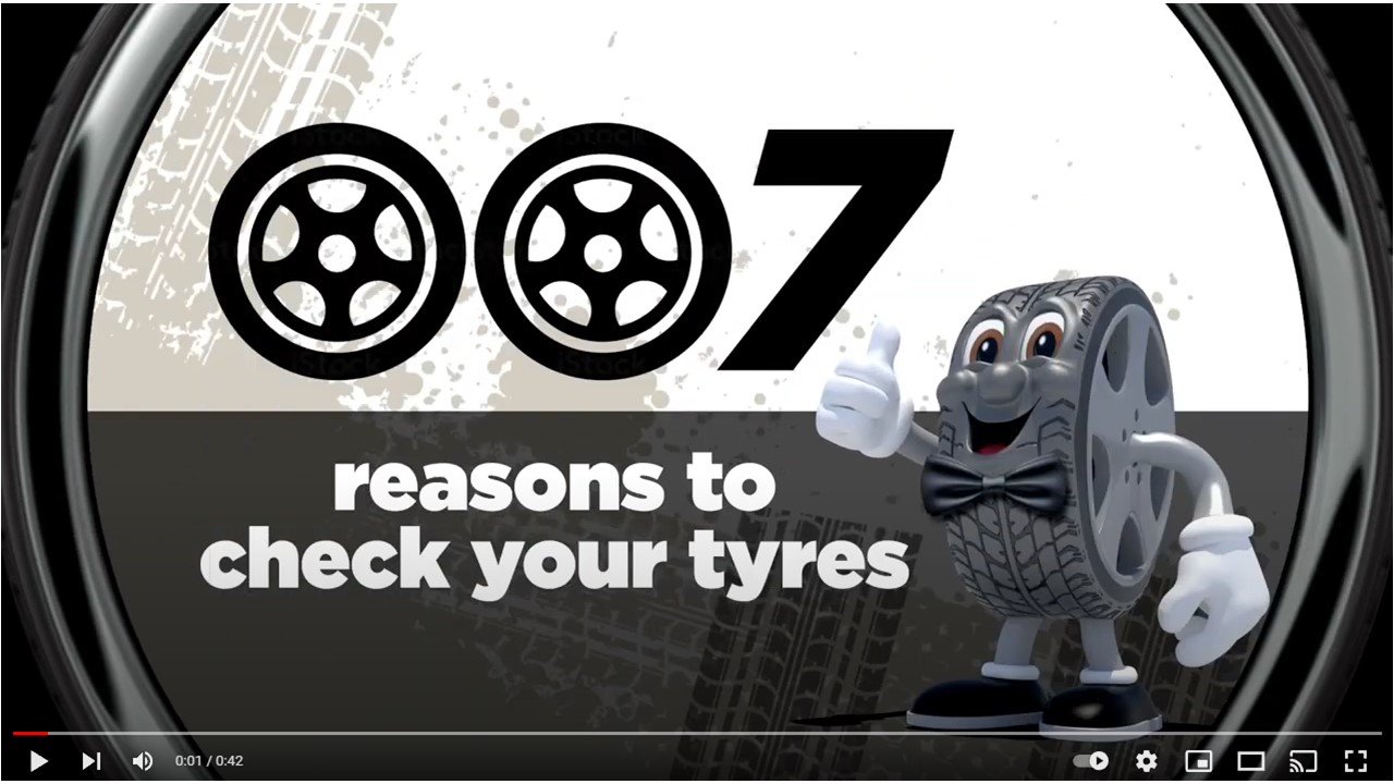 Tyre Safety Month – 007 reasons to check your tyres!