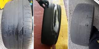 Can you drive with bald tyres?
