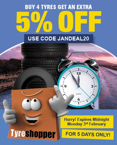 Tyre Shopper savings on 4 or more tyres