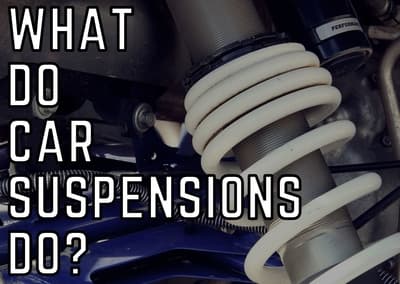 What do car suspensions do?
